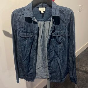 Long Sleeve Women’s Lightweight Button Up Blouse